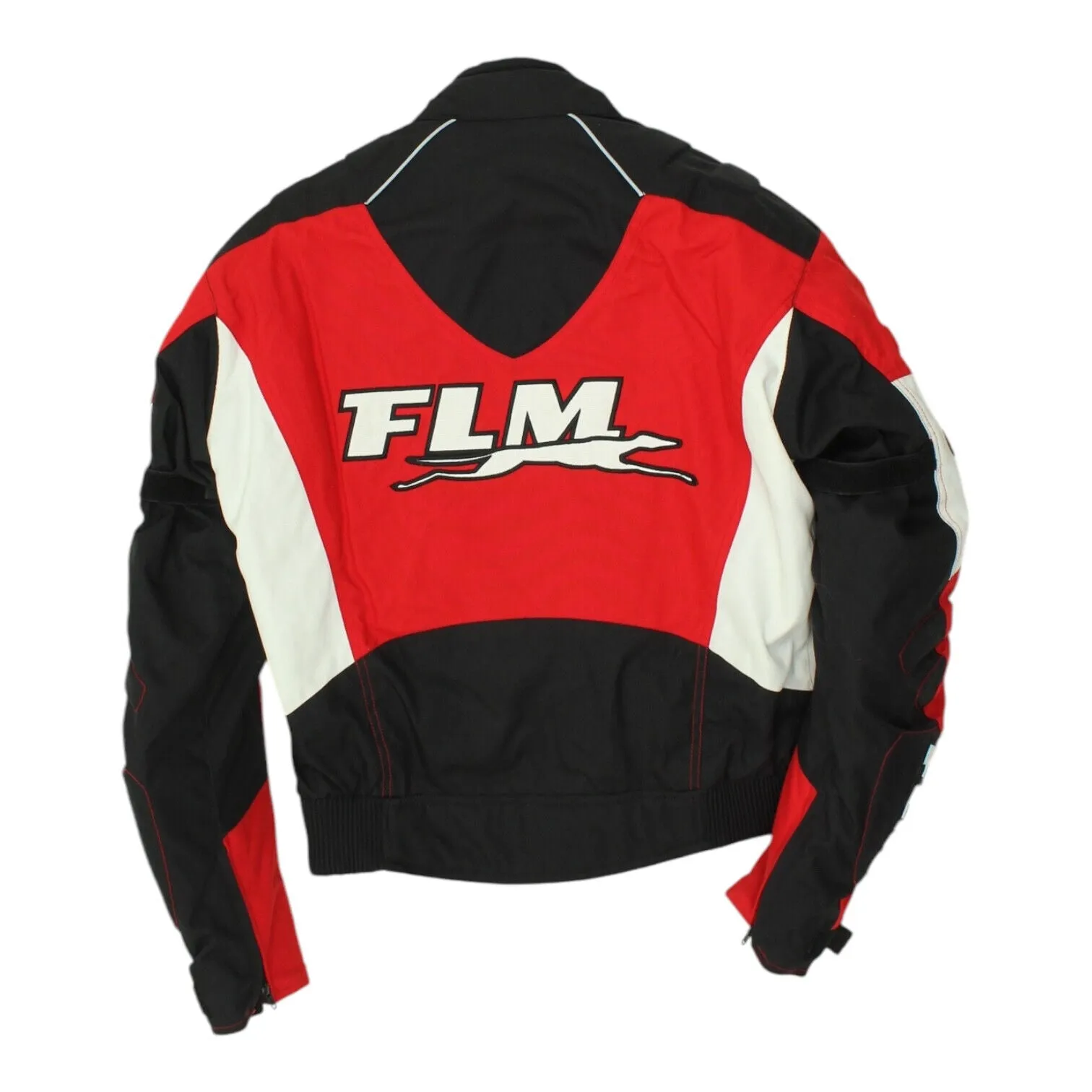 Polo-Tex Mens Black Red Motorcycle Jacket | Vintage Motorbike Biker Gear VTG