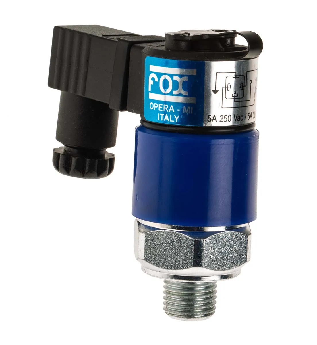 Pressostato RS PRO NC/NA, 30bar min, 250 bar max, G 1/4, 250V ca/cc