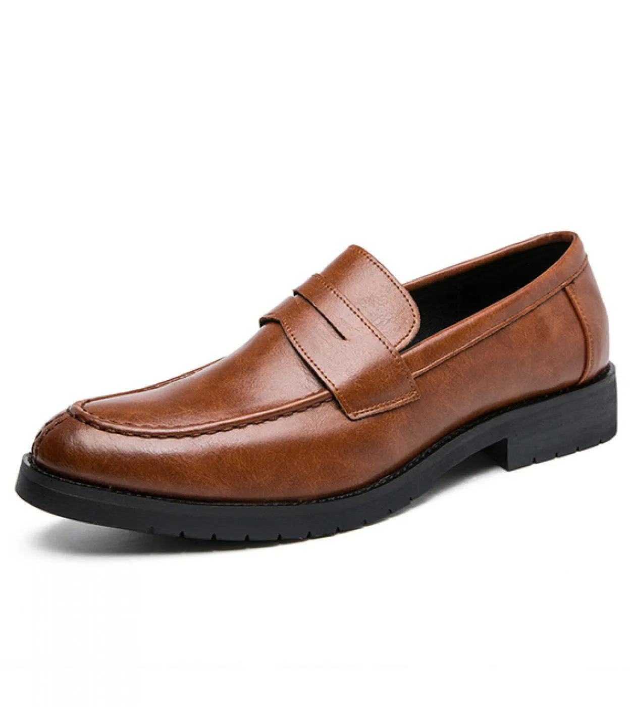 Primavera e autunno uomo scarpe nere scarpe eleganti mocassini pelle casual per tendenza moda lusso maschile stile britannico sl