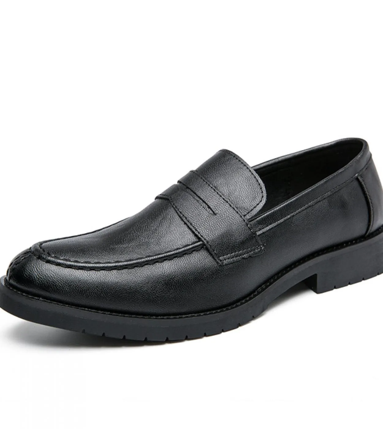 Primavera e autunno uomo scarpe nere scarpe eleganti mocassini pelle casual per tendenza moda lusso maschile stile britannico sl
