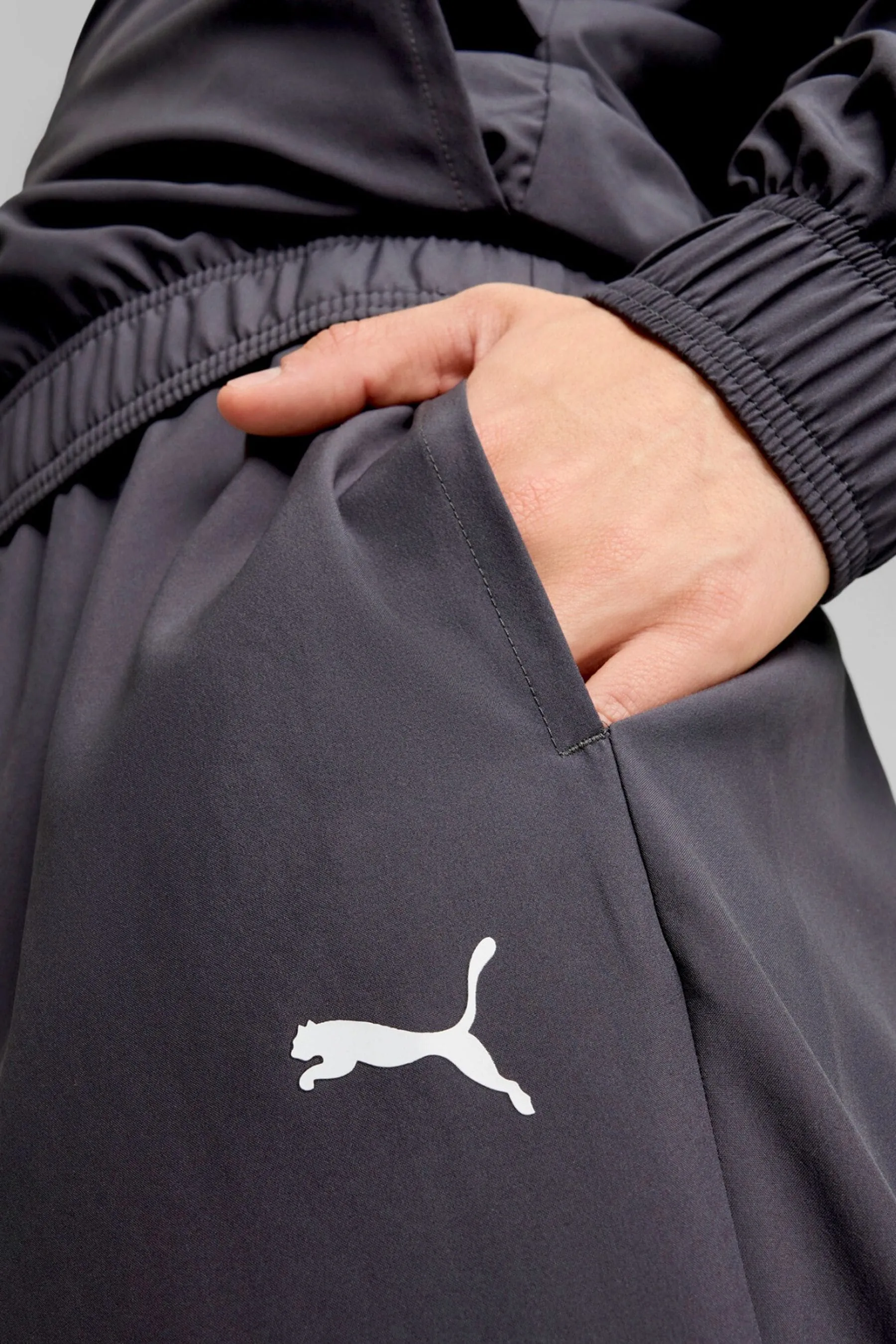 Puma Tuta Uomo Tessuta Con Mezza Zip    