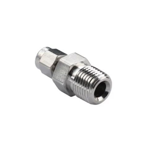Raccordo tubo a compressione dritto idraulico Parker, connettore A: BSPP 1/4 maschio
