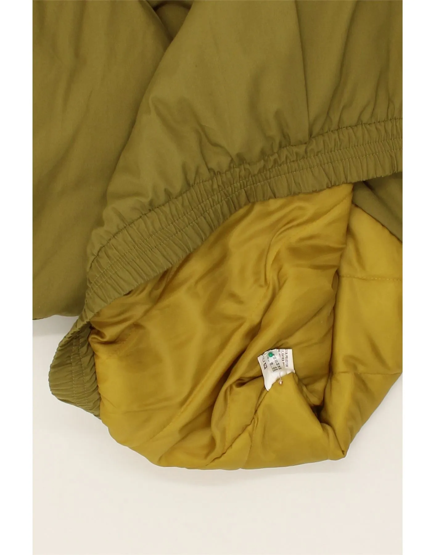 RAVENS Womens Oversized Bomber Jacket UK 22 3XL Khaki Polyester