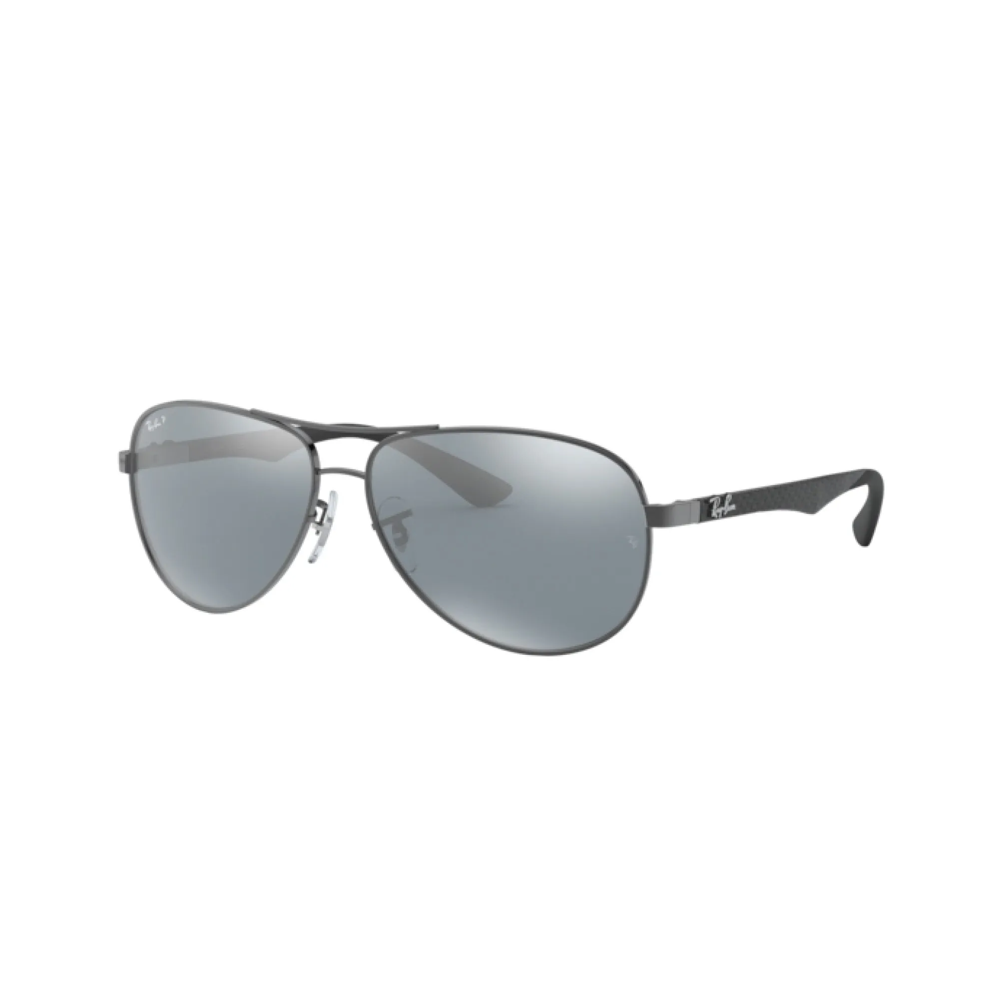   Ray-Ban RB 8313 Carbon Fibre 004/K6 Canna Di Fucile Lucida | Occhiale Da Sole Uomo 