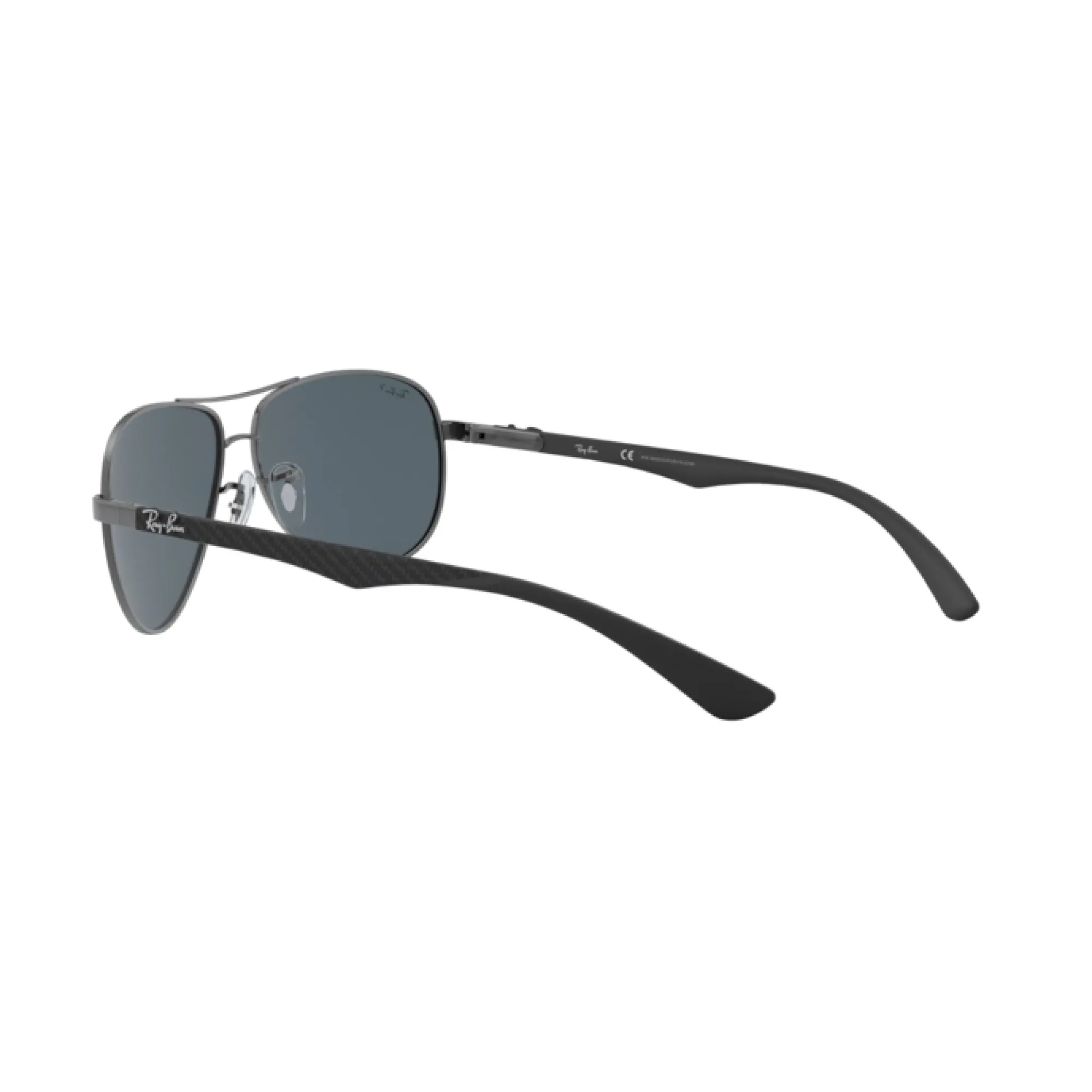  Ray-Ban RB 8313 Carbon Fibre 004/K6 Canna Di Fucile Lucida | Occhiale Da Sole Uomo 