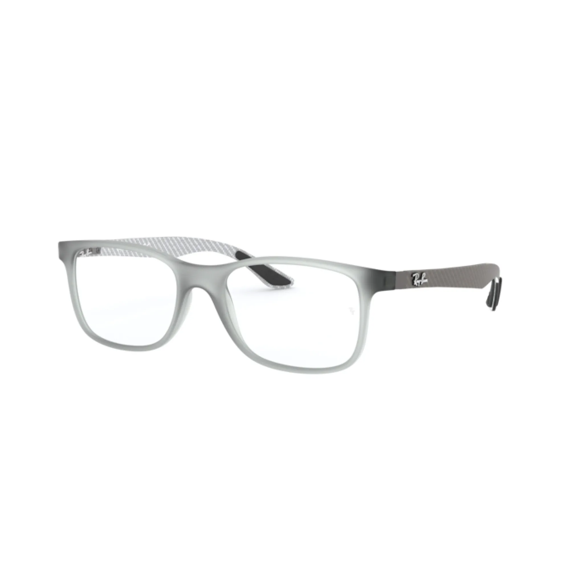   Ray-Ban RX 8903 - 5244 Grigio Opaco Trasparente | Occhiale Da Vista Uomo 