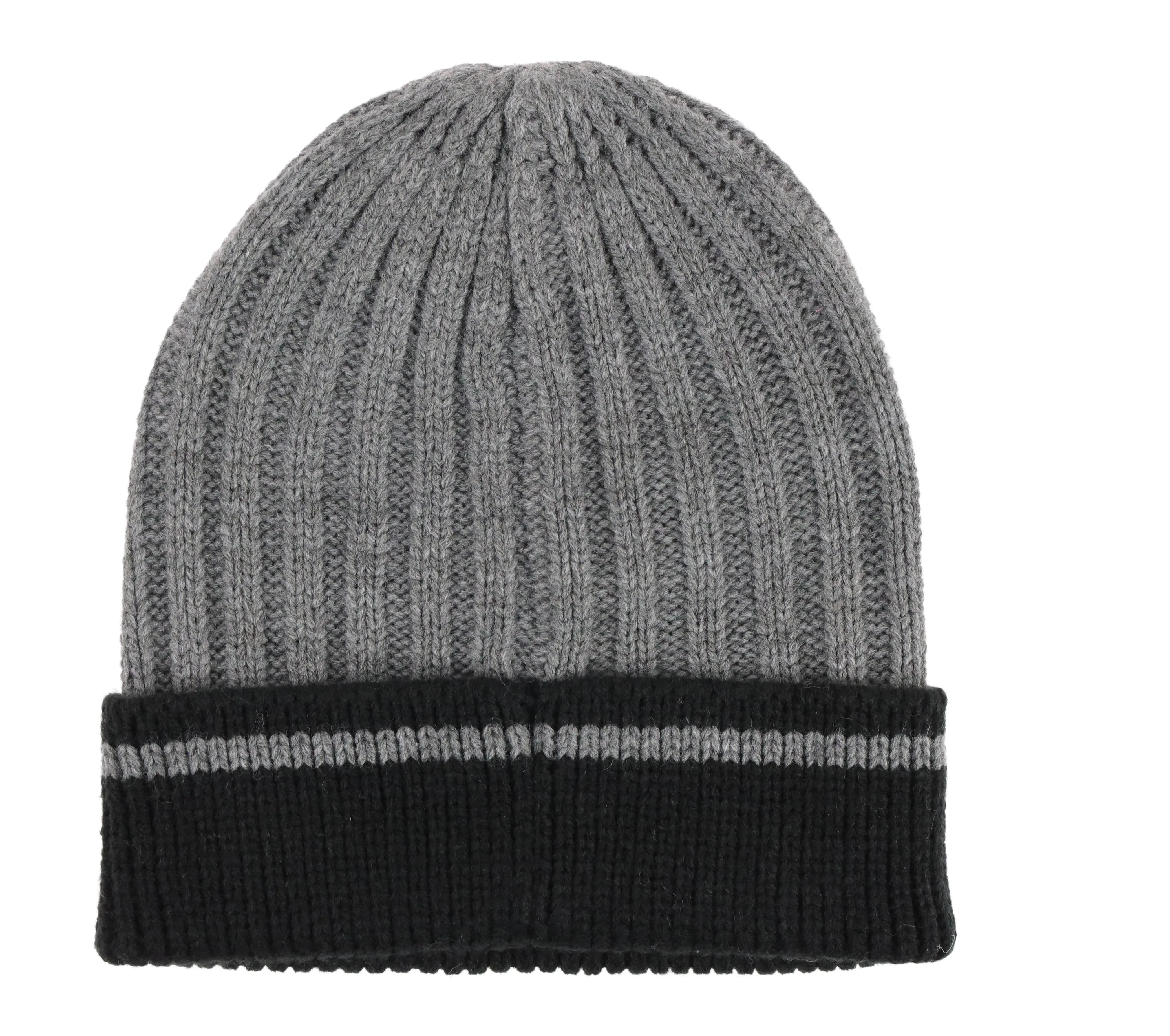 Rib Knit Beanie Hat