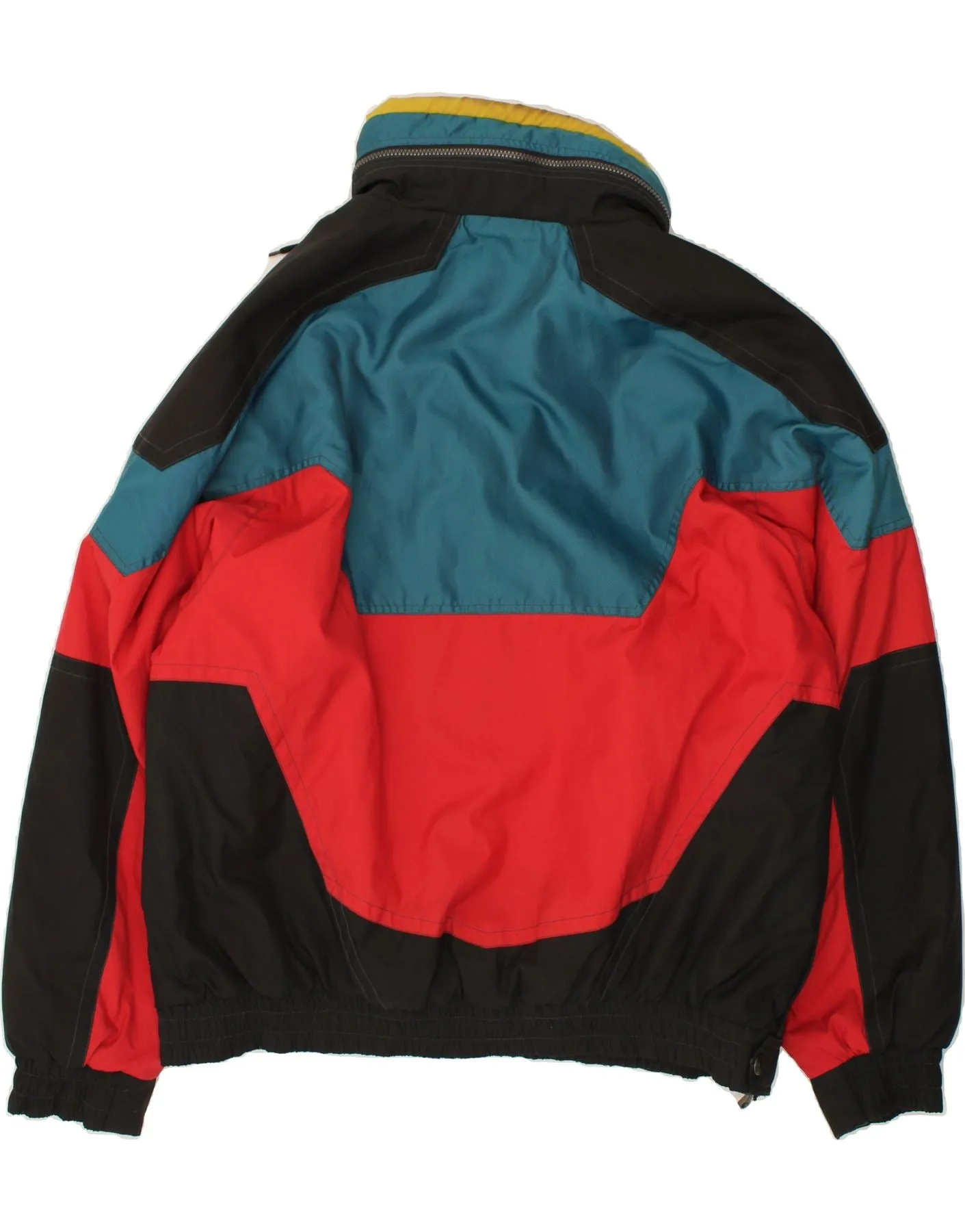 RODEO Mens Pullover Ski Jacket UK 44 2XL Multicoloured Colourblock