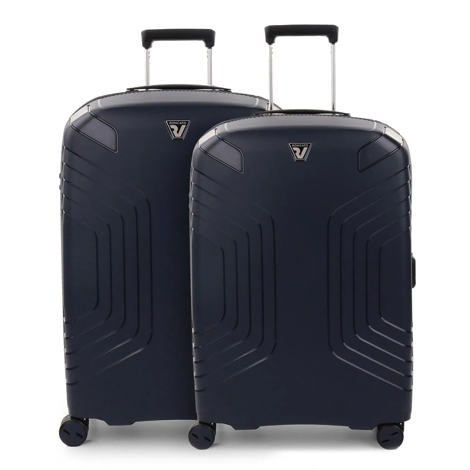 Roncato Ypsilon 4 ruote Set di valigie 2 pezzi con piega di espansione