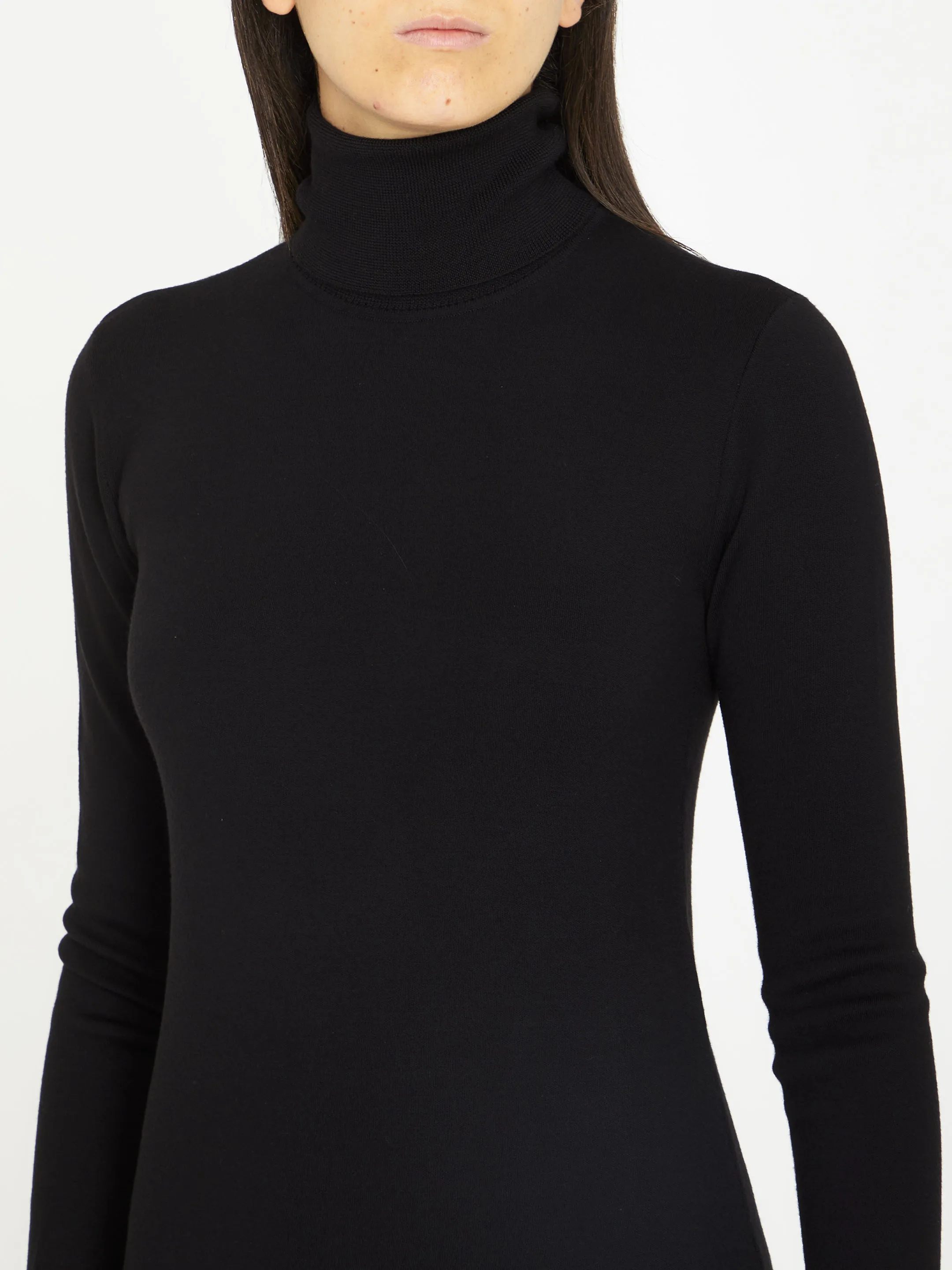 SAINT LAURENT    Abito lungo in lana