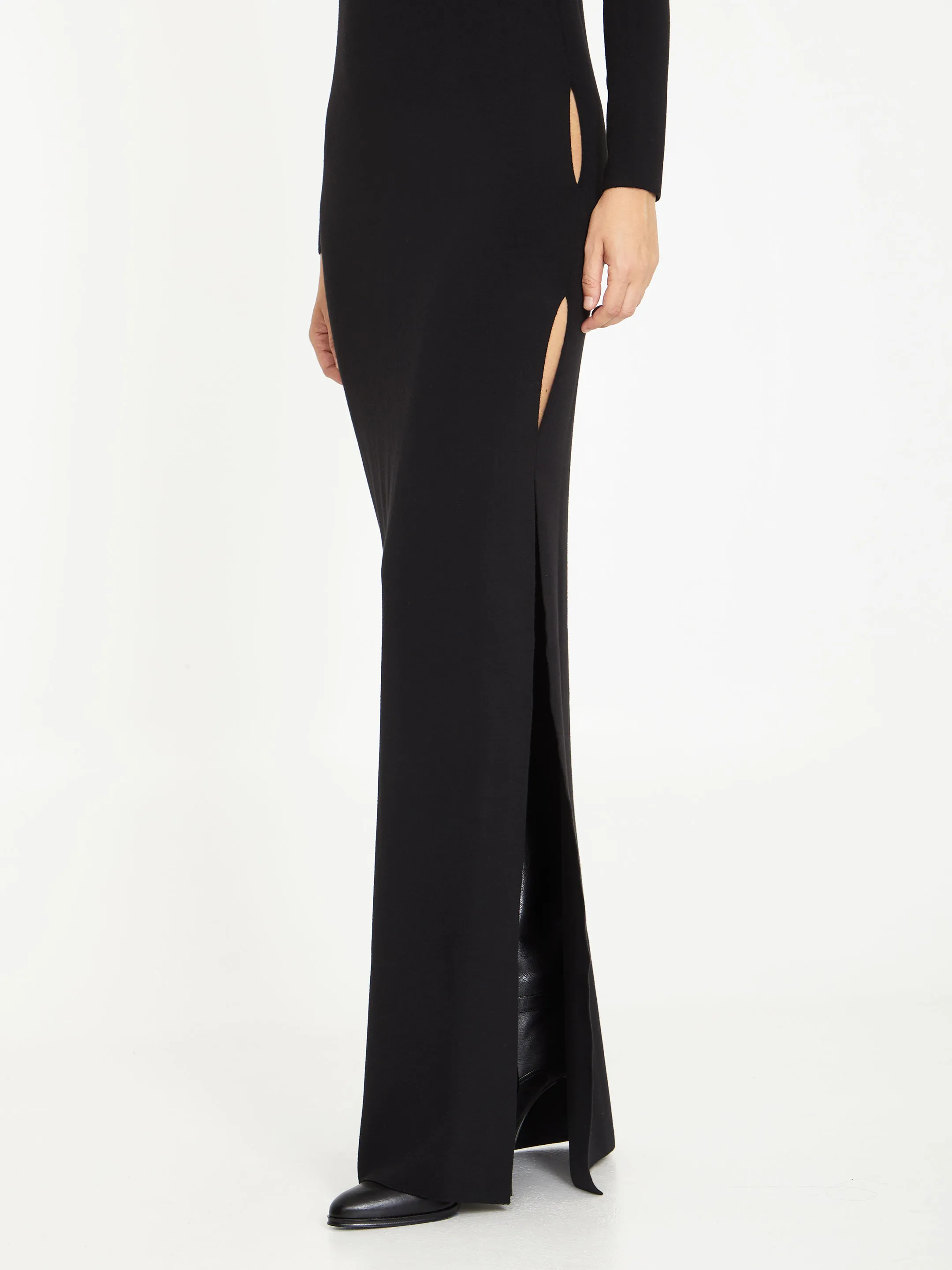 SAINT LAURENT    Abito lungo in lana