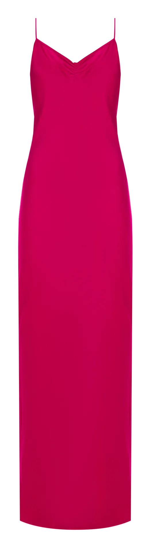  SAISON 1865   TIANY - Abito lungo in raso con spalline | Rosa