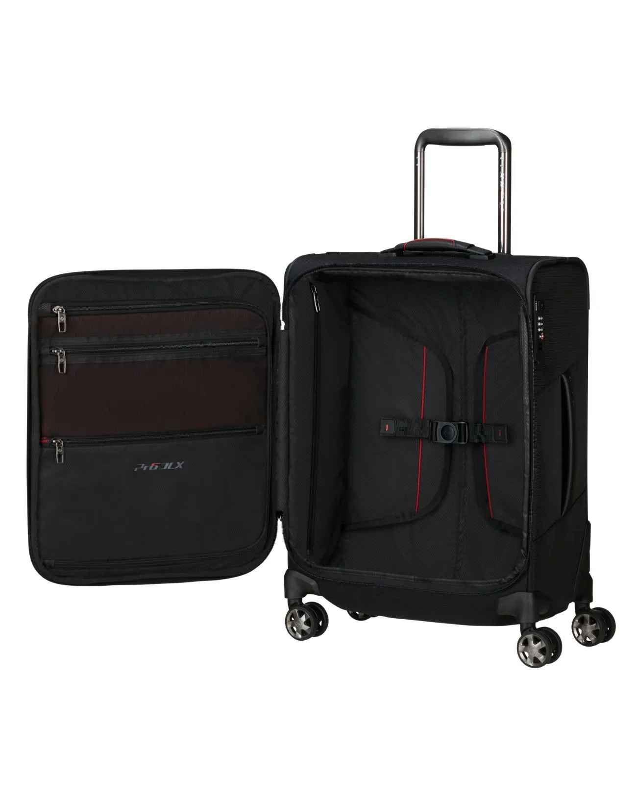 Samsonite - Trolley cabina 4 ruote 55 cm in nylon balistico Pro-DLX 6 | Studioarch.com
