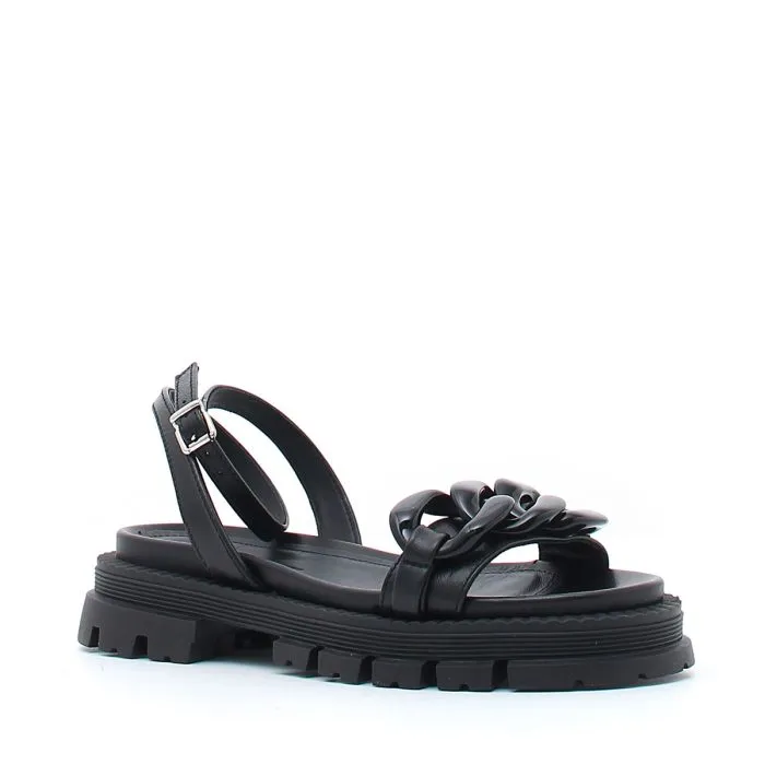 SANDALI "ANDROMEDA" IN PELLE