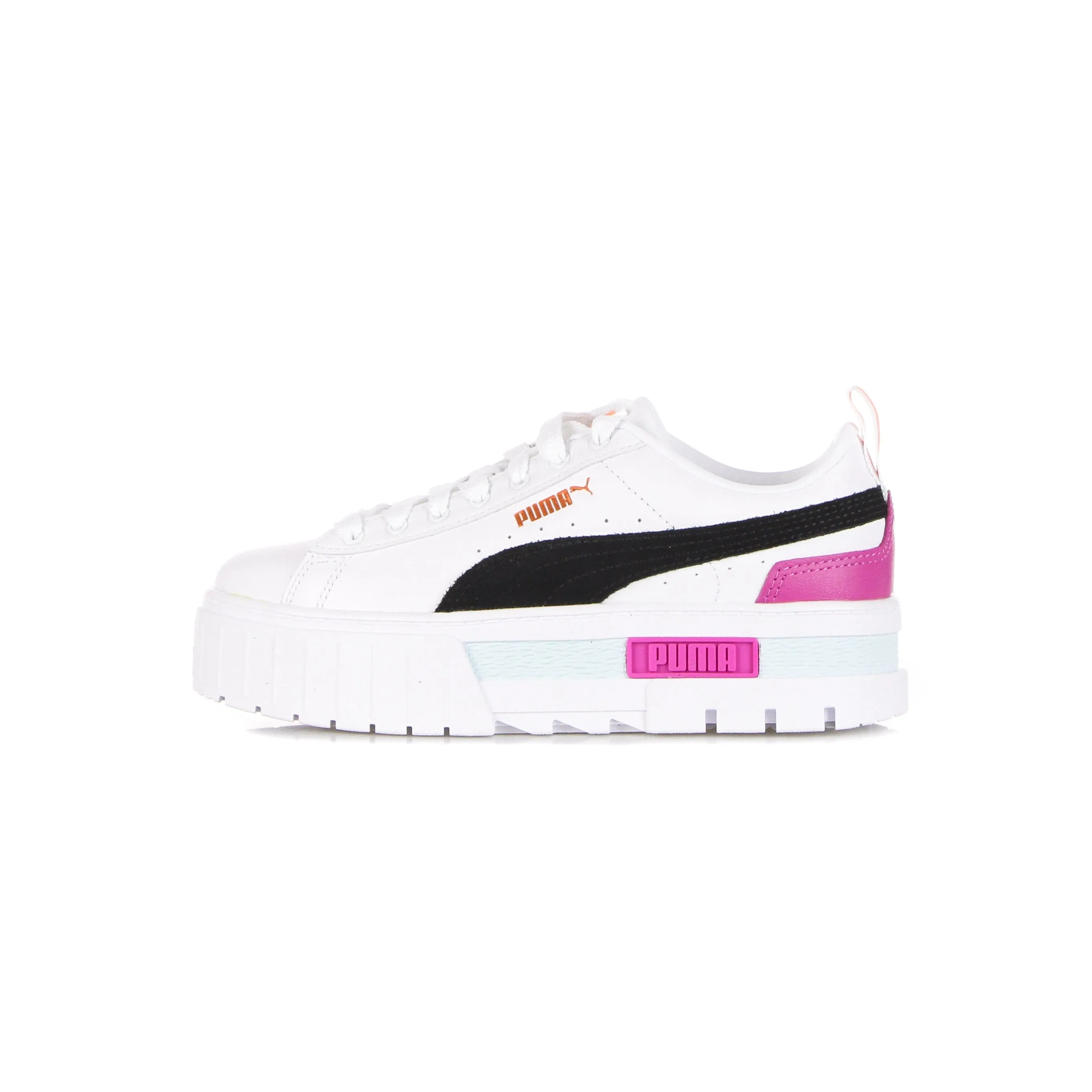 Scarpa Bassa Donna Mayze Lth White/black/deep Apricot