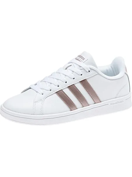 SCARPE ADIDAS CF ADVANTAGE BIANCO ROSA