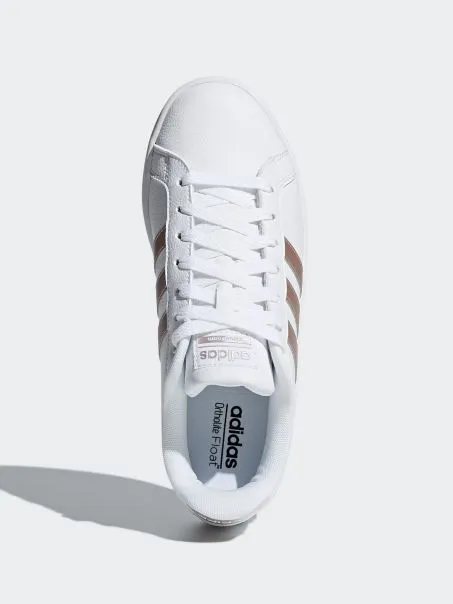 SCARPE ADIDAS CF ADVANTAGE BIANCO ROSA