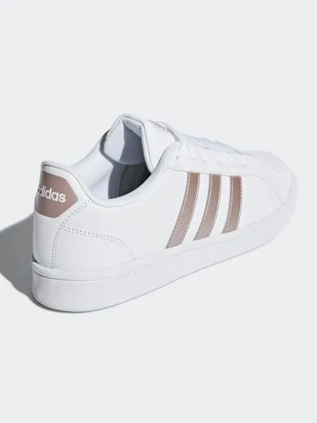 SCARPE ADIDAS CF ADVANTAGE BIANCO ROSA