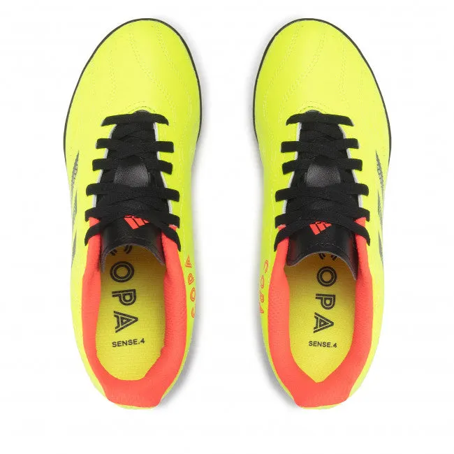 SCARPE CALCETTO COPA SENSE 4 TF J GIALLO FLUO