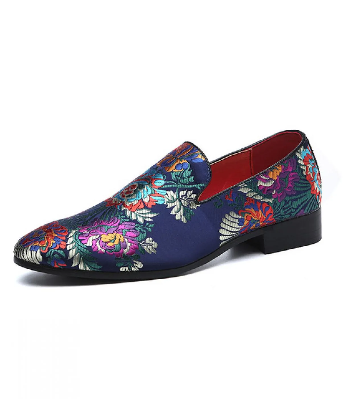 Scarpe da uomo Mocassini con fiori in stile cinese Moda Classic Sapato Social Masculino Calzature Scarpe formali Casual Zapatos