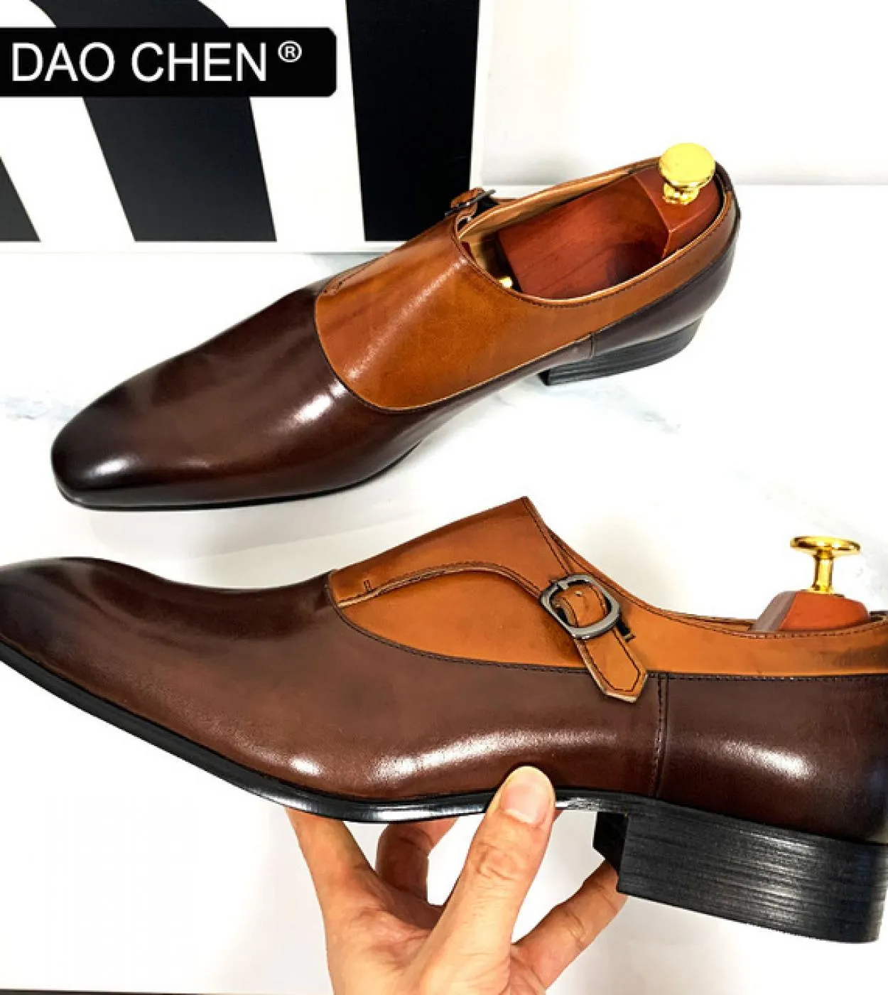 Scarpe di design di lusso Mocassini in pelle Scarpe eleganti in pelle Scarpe da uomo di marca di lusso
