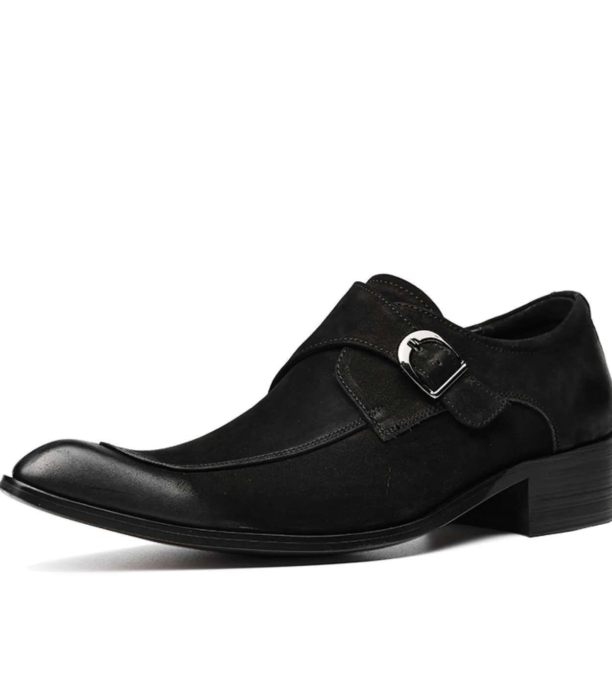 Scarpe di lusso in pelle scamosciata Uomo Mocassini sociali in pelle di vacchetta Uomo di lusso in pelle scamosciata