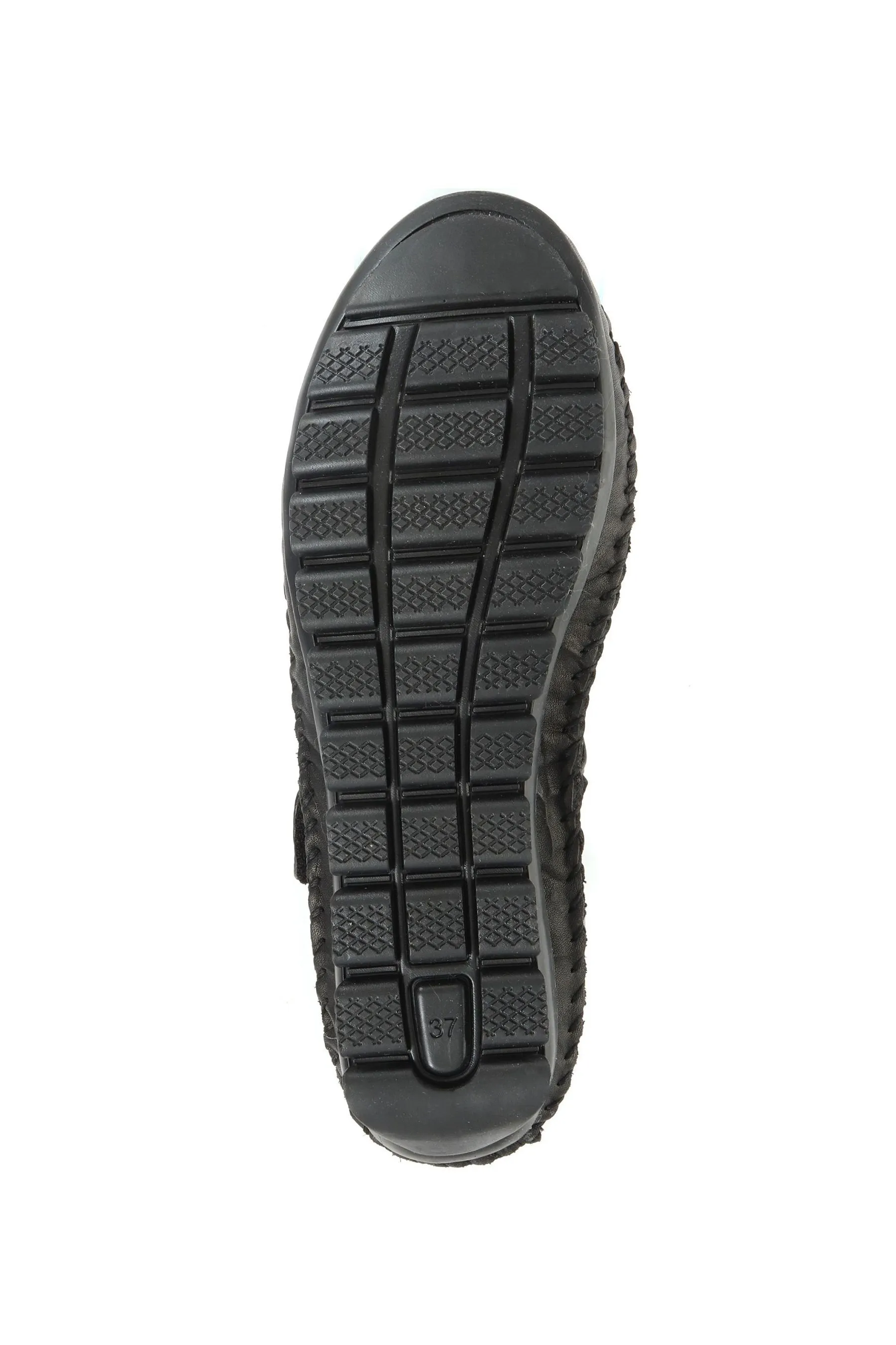 Scarpe Mary Jane con chiusura a strappo in pelle    