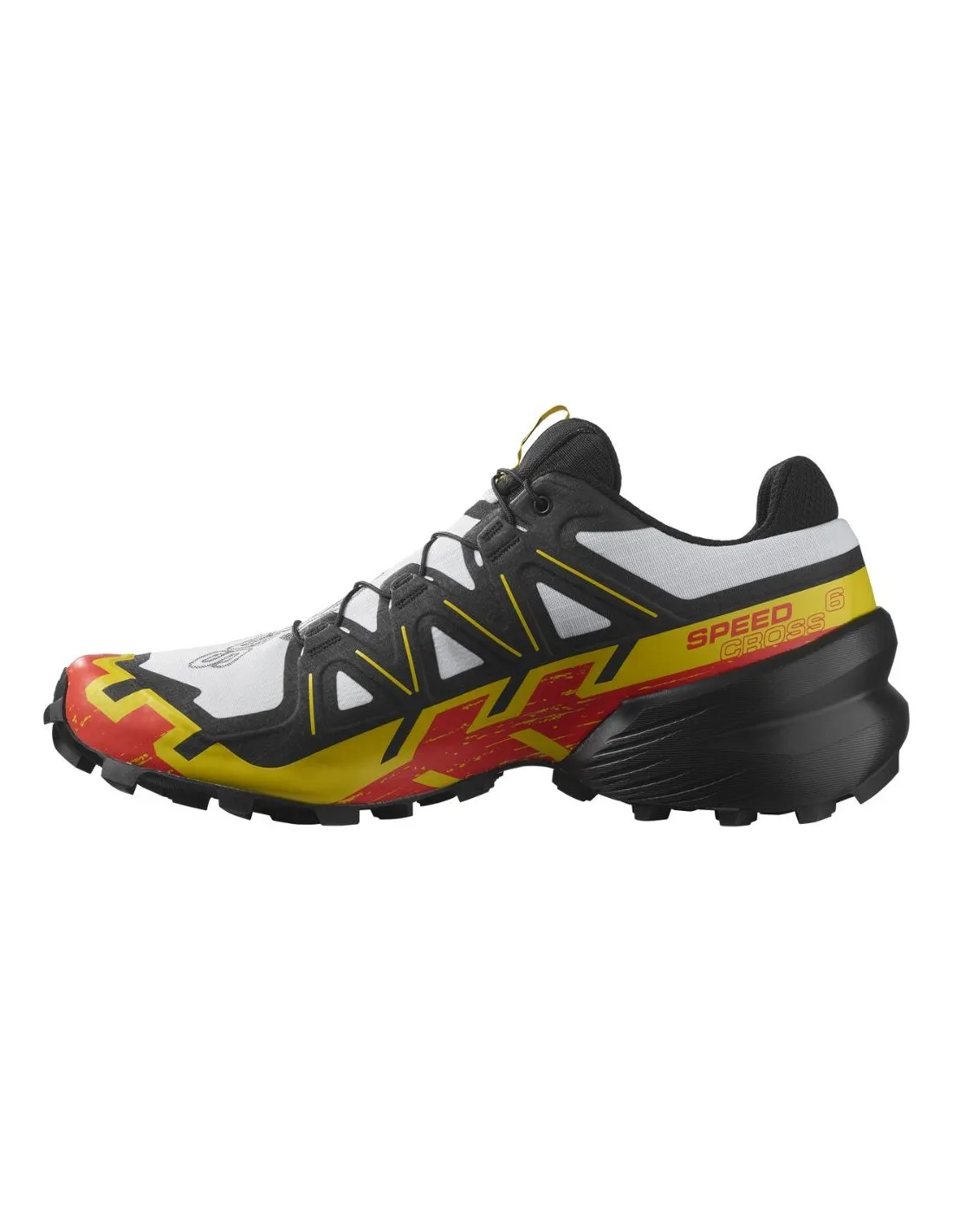 Scarpe Salomon Speedcross 6 Trail Bianche / Nere / Giallo Empire