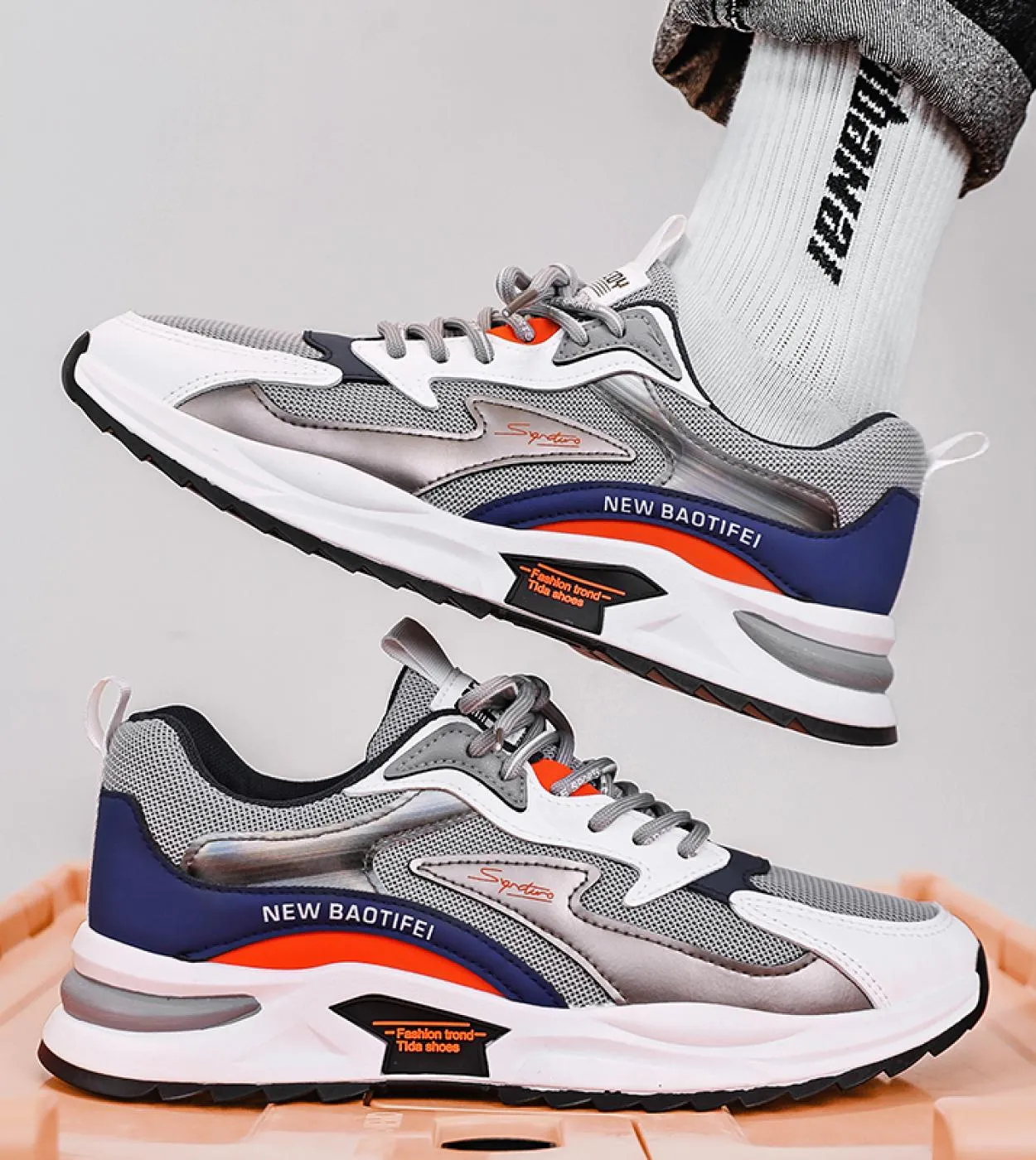 Scarpe Uomo Sneakers Uomo Casual Uomo Scarpe Tenis Scarpe di lusso Trainer Race Scarpe traspiranti Moda Mocassini Running Sho