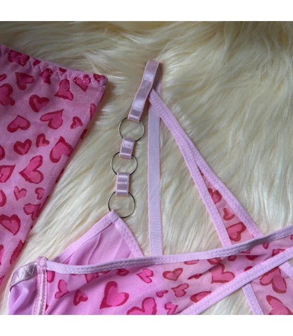 Set intimo pinkleopardky