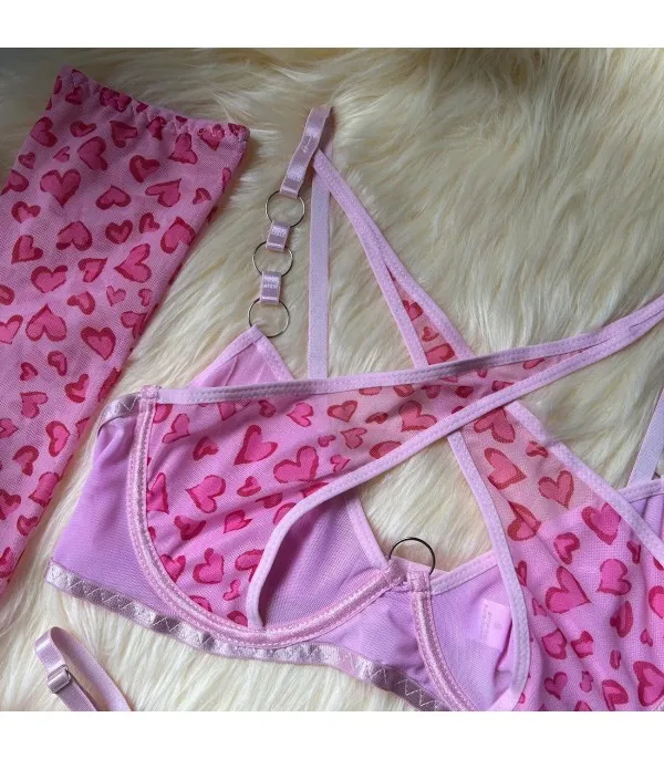 Set intimo pinkleopardky