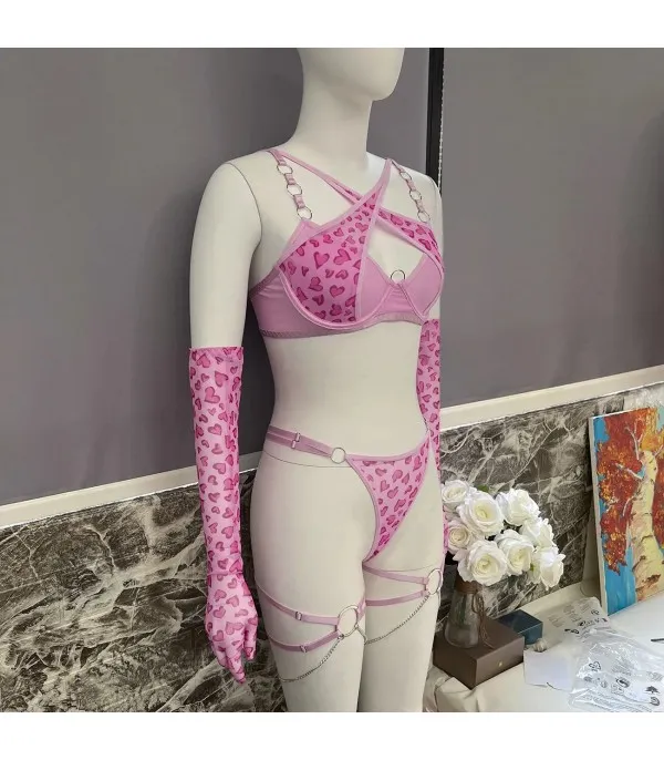 Set intimo pinkleopardky