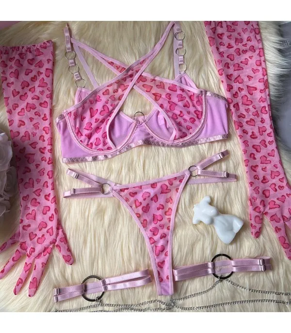 Set intimo pinkleopardky