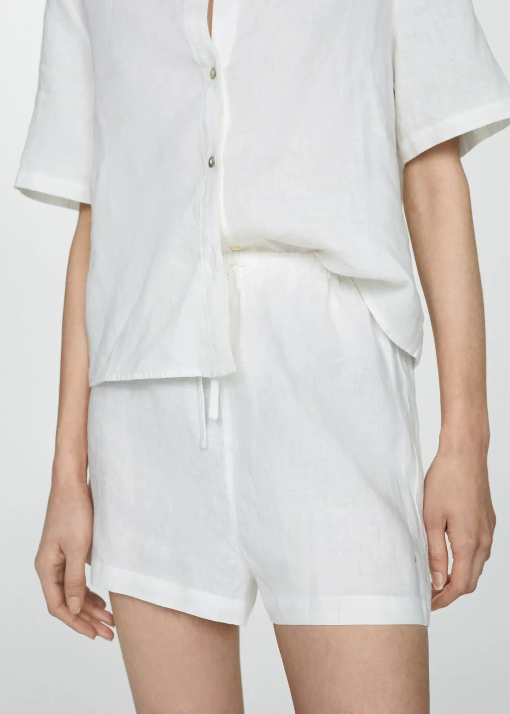 Short pigiama lino