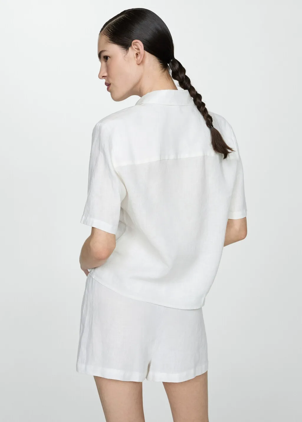 Short pigiama lino