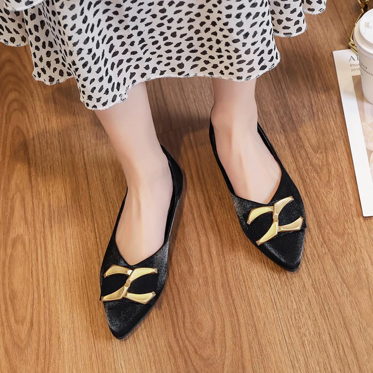 Signore carino punta rotonda 2022 moda modello scozzese primavera scarpe basse moda donna dolce estate mocassini piatti scarpe p