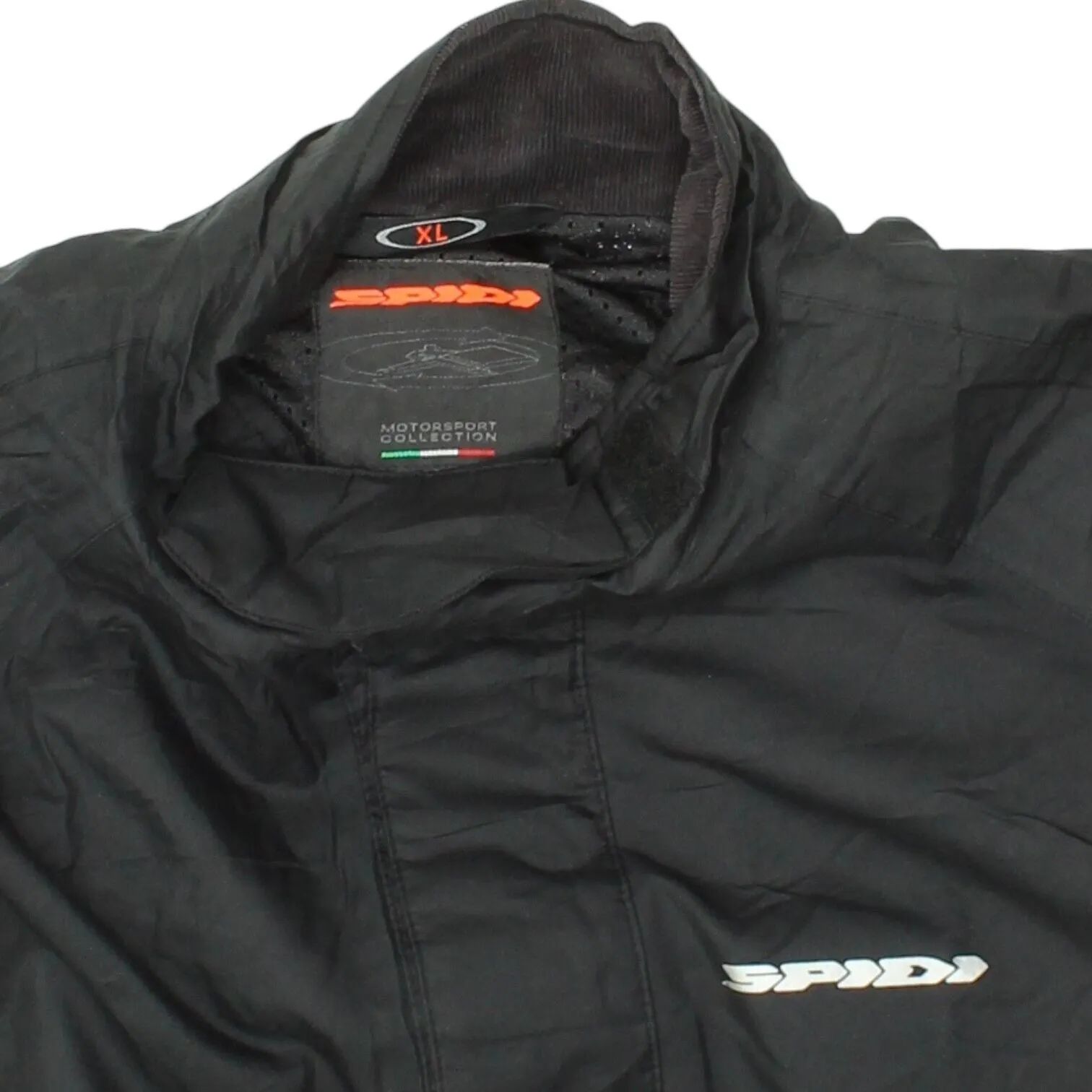 Spidi Mens Black Motorcycle Jacket | Vintage Motorbike Clothing Biker VTG