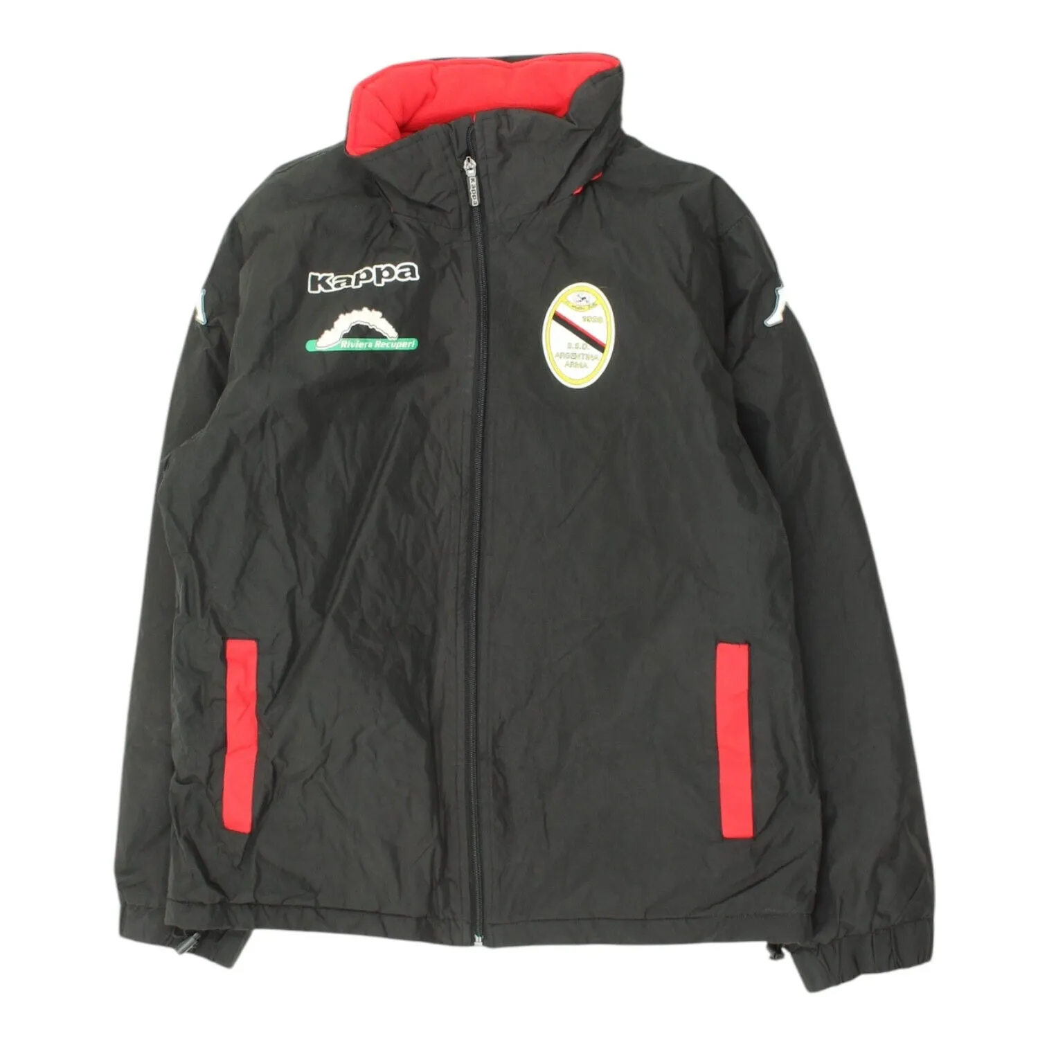 SSD Argentina Arma Mens Fleece Lined Kappa Jacket | Vintage Italian Football