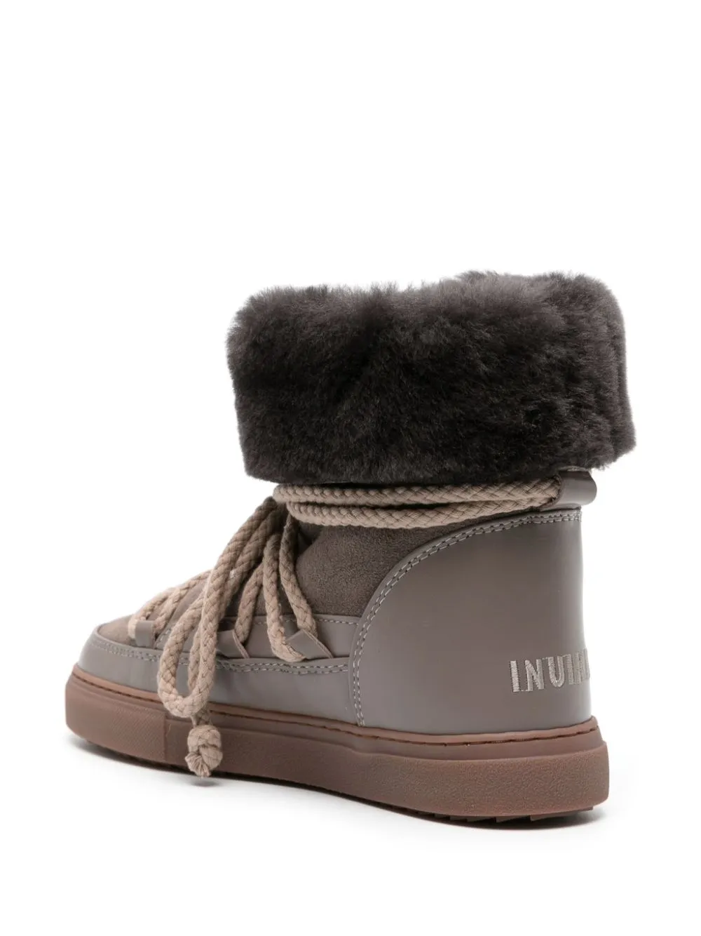 Stivaletti allacciati Classic High in beige - donna
