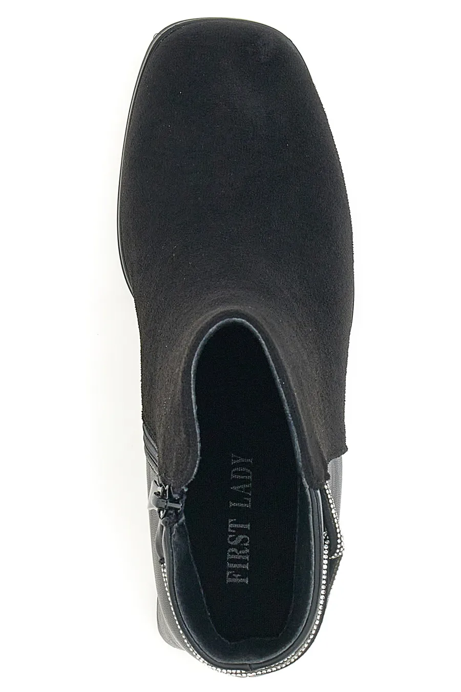 Stivaletti con Tacco Neri First Lady 361