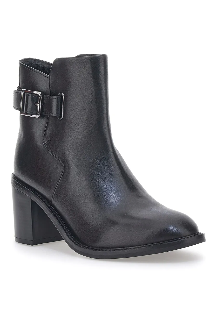 Stivaletti Neri Con Tacco Pittarello Rock 6743