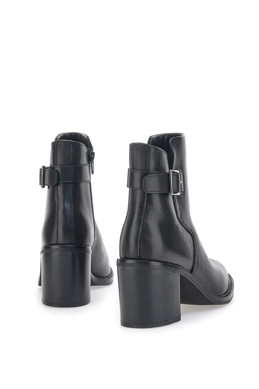 Stivaletti Neri Con Tacco Pittarello Rock 6743