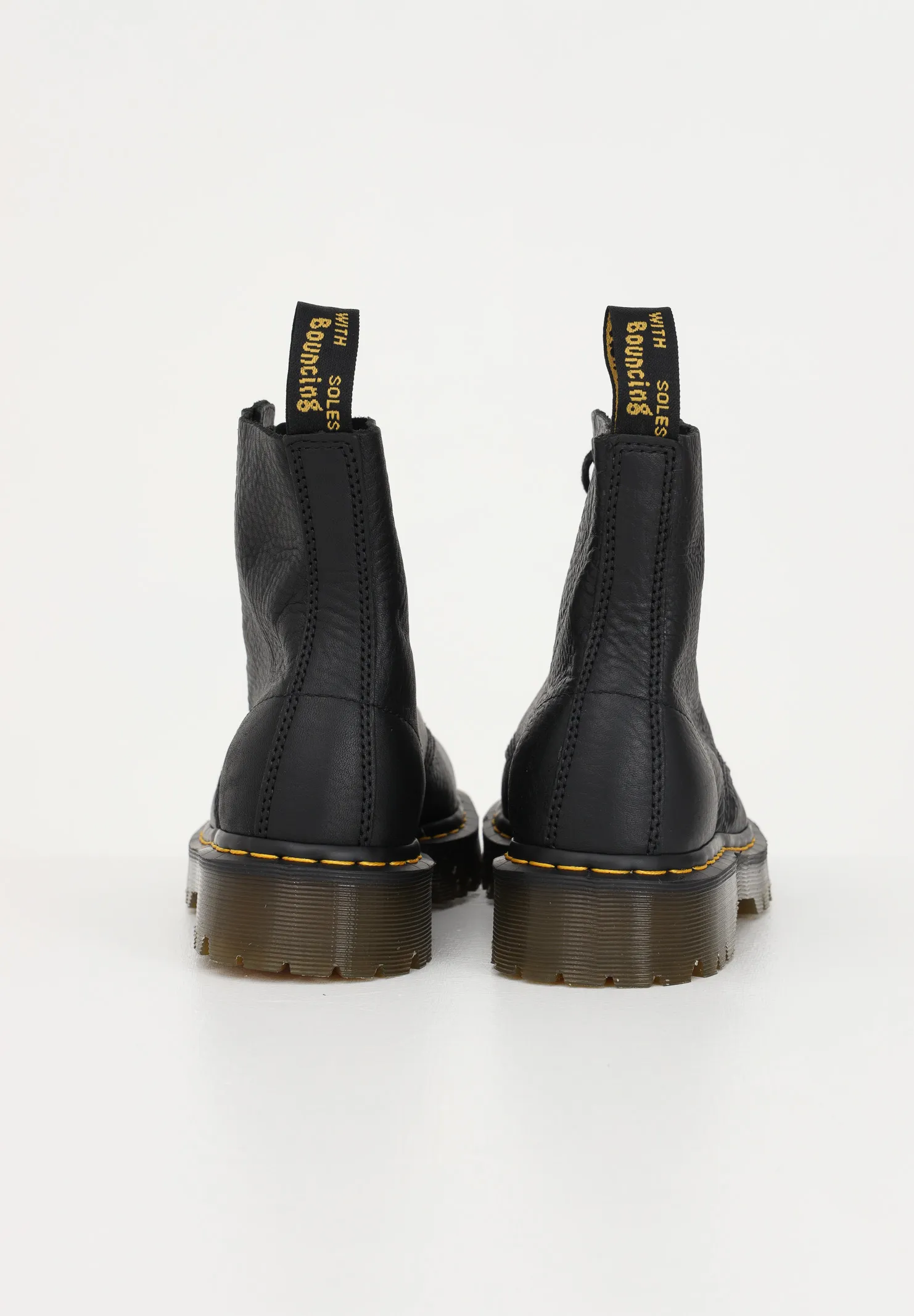 Stivaletti neri da uomo 1460 BEX SMOOTH