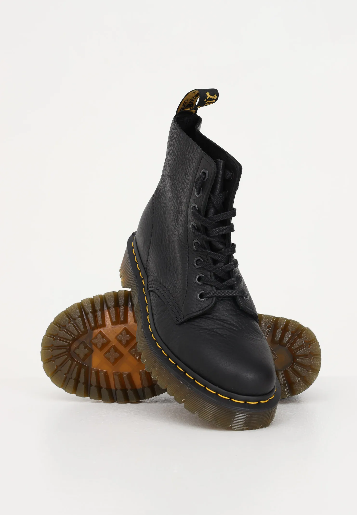 Stivaletti neri da uomo 1460 BEX SMOOTH