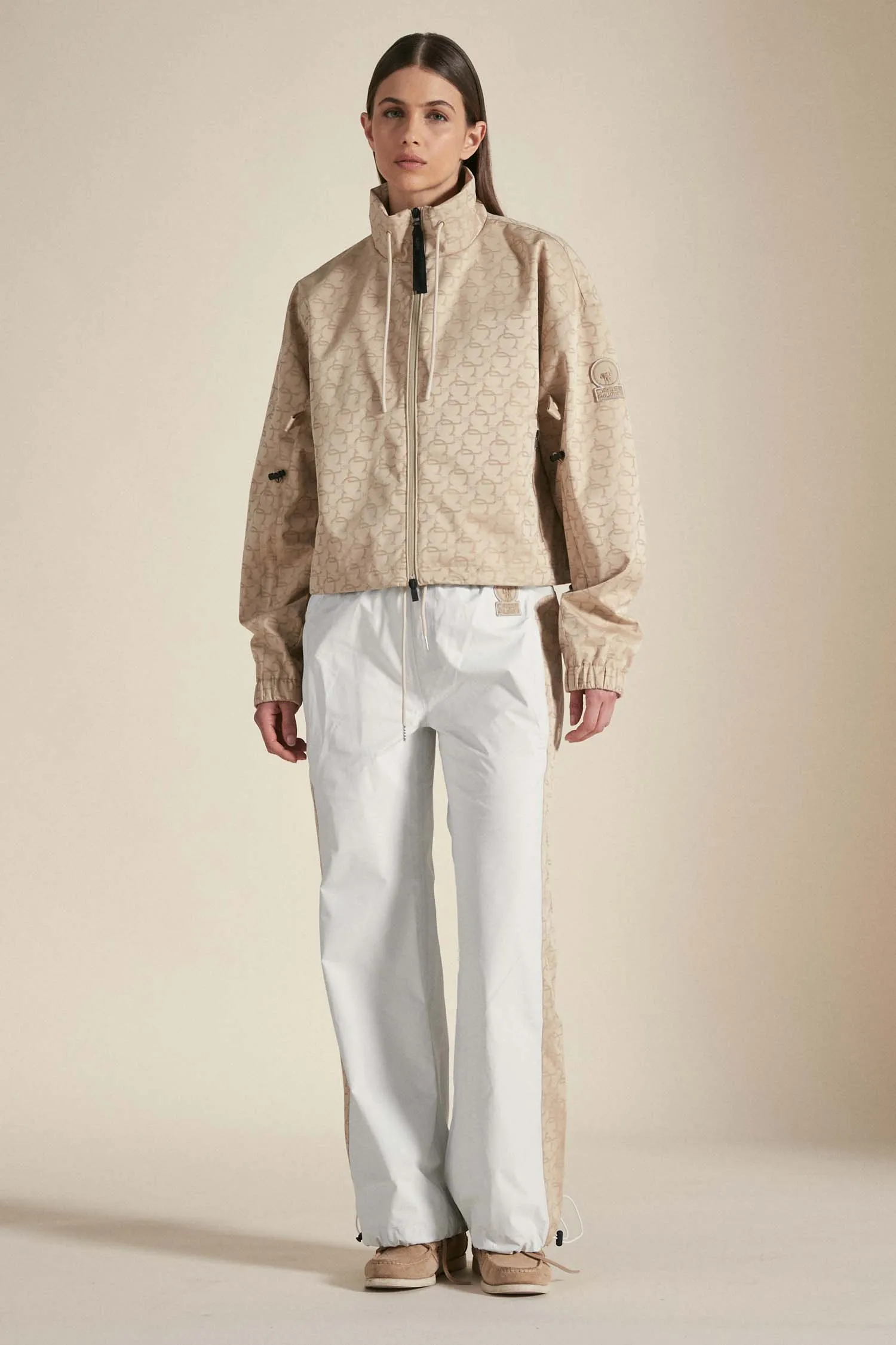 SUNSET – Giacca bianca da donna full zip