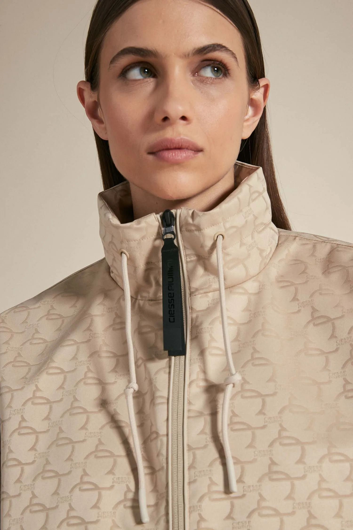 SUNSET – Giacca bianca da donna full zip