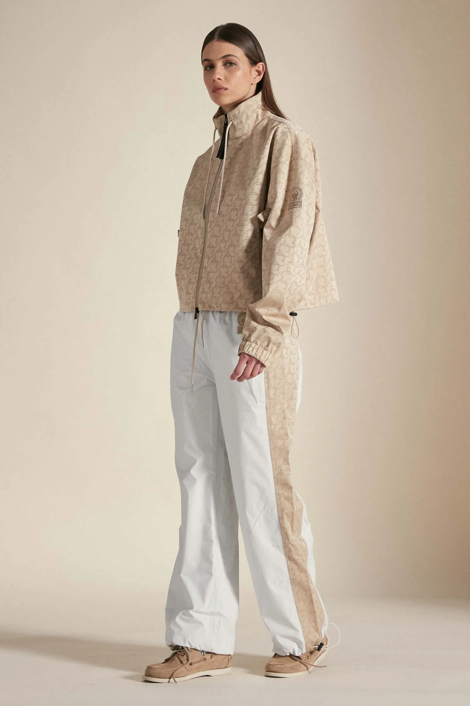 SUNSET – Giacca bianca da donna full zip