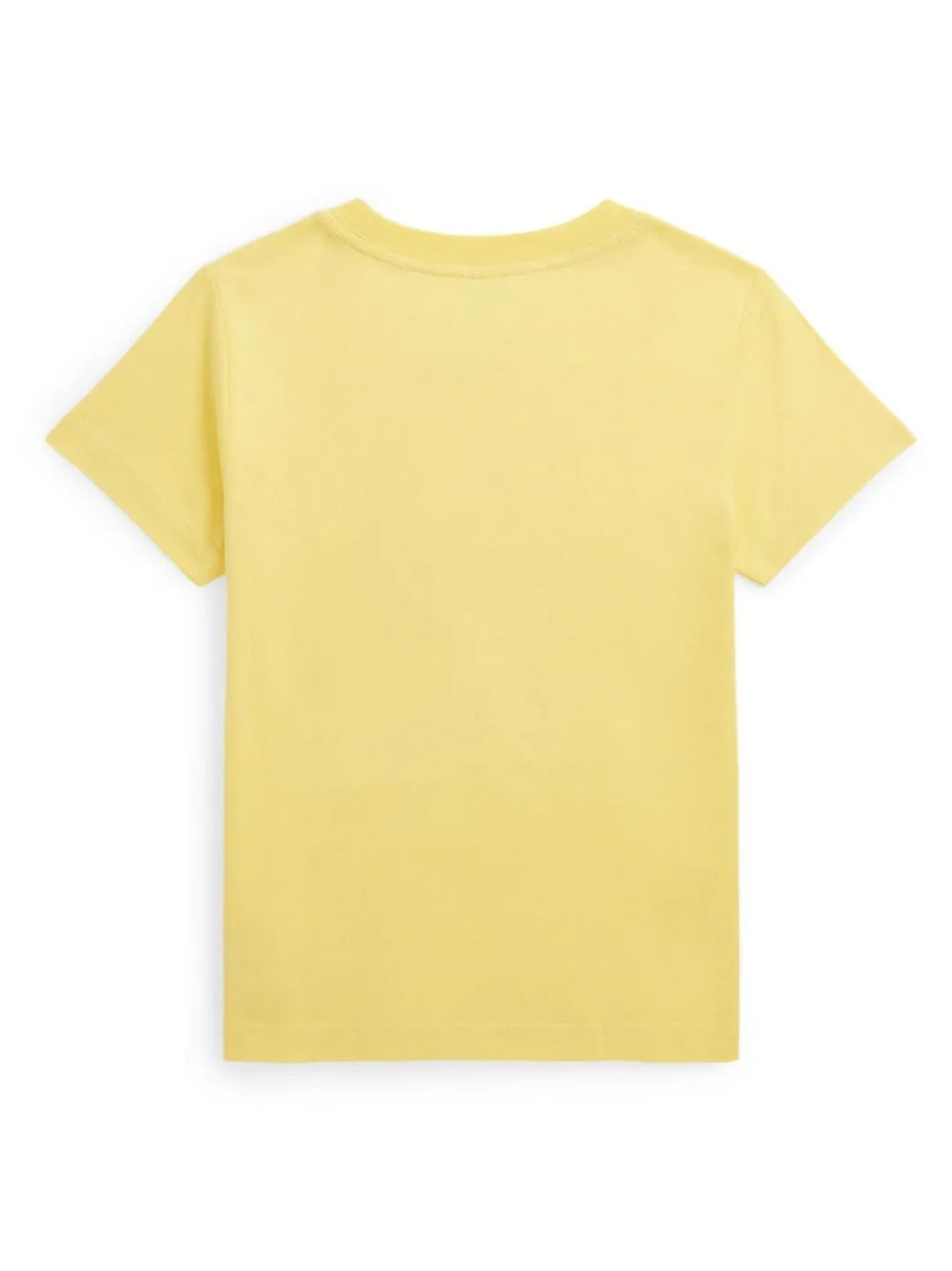 T-SHIRT CON LOGO RICAMATO A CONTRASTO