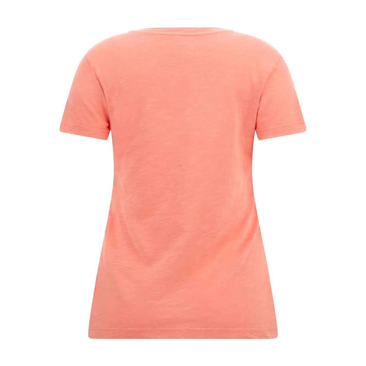 T-shirt Donna Guess Ricamo Logo Rosa