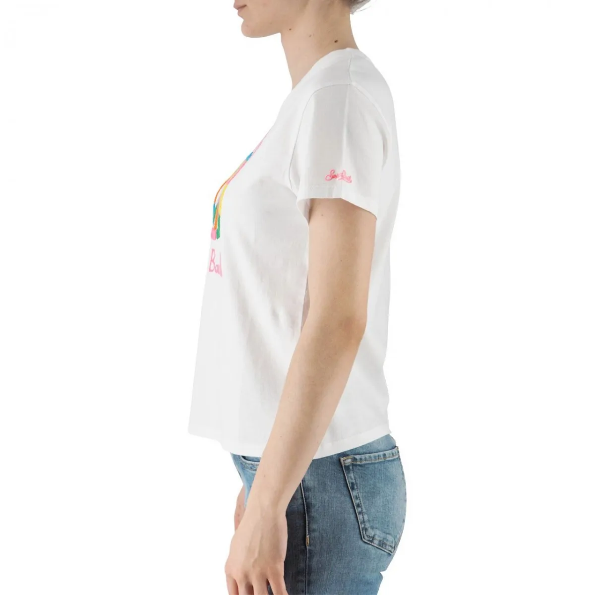 T-Shirt Emilie Con Ricamo Peace Love
